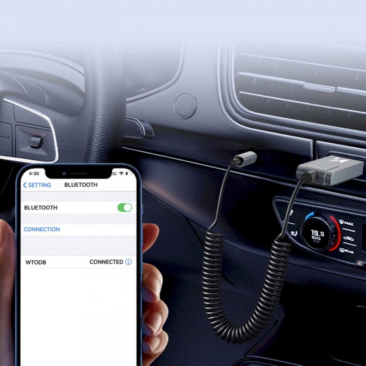 Wozinsky WTODB Bluetooth 5.3 audio adapter / AUX audio receiver 9 Wozinsky WTODB Bluetooth 5.3 audio adapter / AUX audio receiver 9