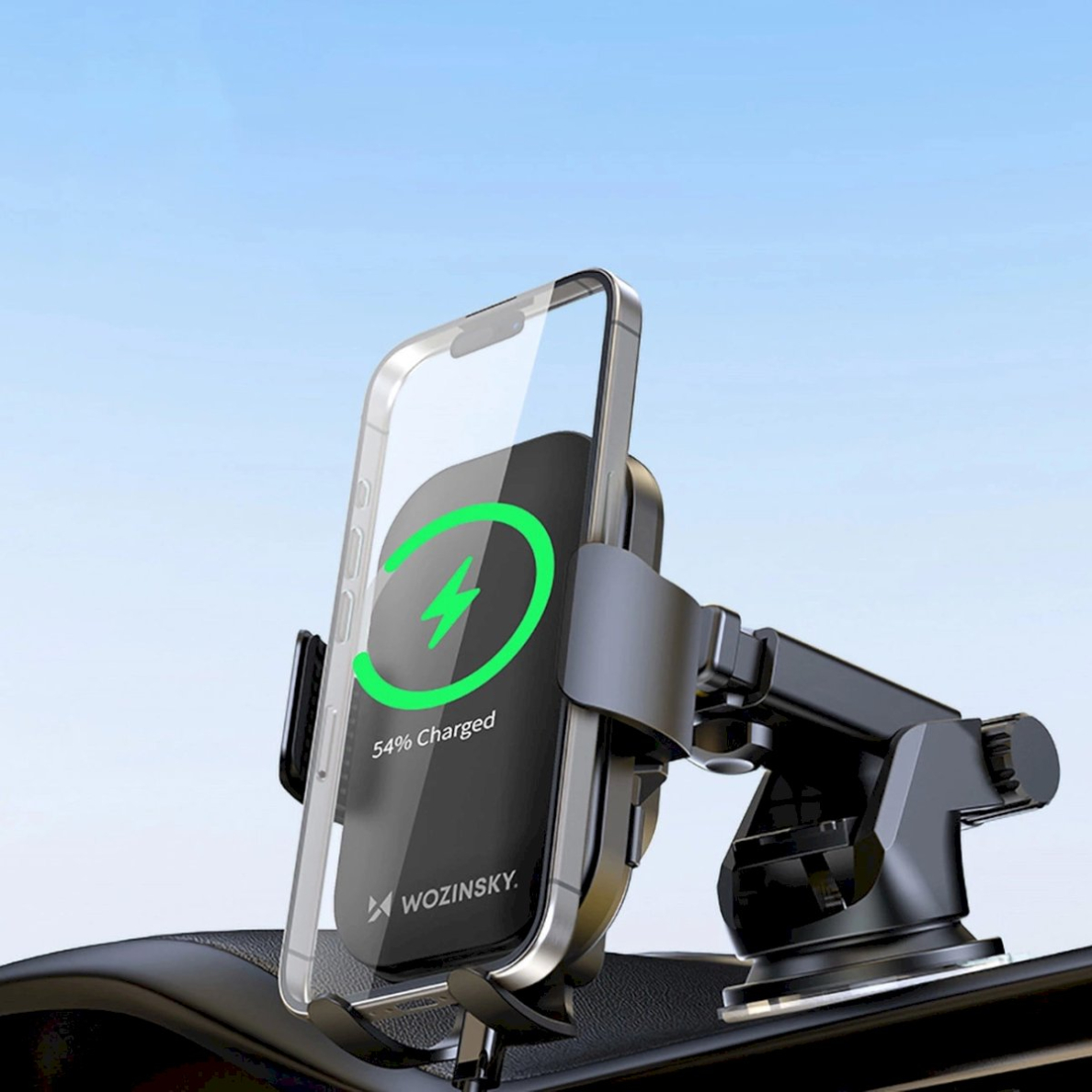 Wozinsky WUMID Telfono laikiklis15W inductive Įkroviklis car dashboard - Juodas 8 Wozinsky WUMID Telfono laikiklis15W inductive Įkroviklis car dashboard - Juodas 8