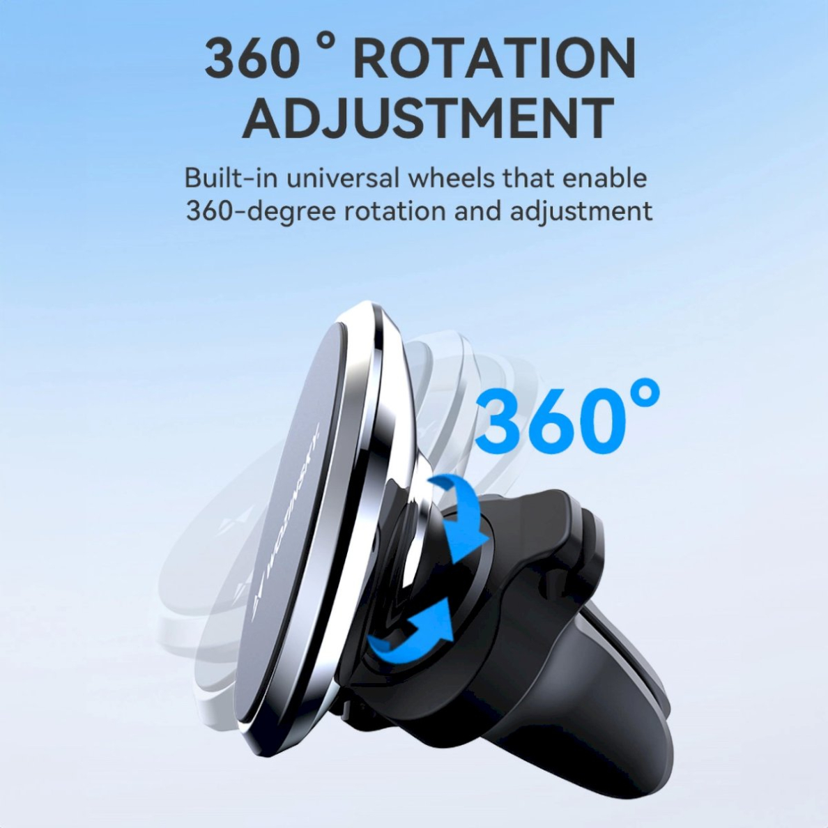 Wozinsky WUMKO magnetic Telfono laikiklis car air vent - Juodas 7 Wozinsky WUMKO magnetic Telfono laikiklis car air vent - Juodas 7