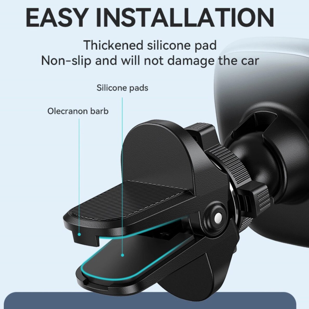 Automobilinis magnetinis laikiklis Wozinsky WUMTK vėdinimo angai – juodas 6