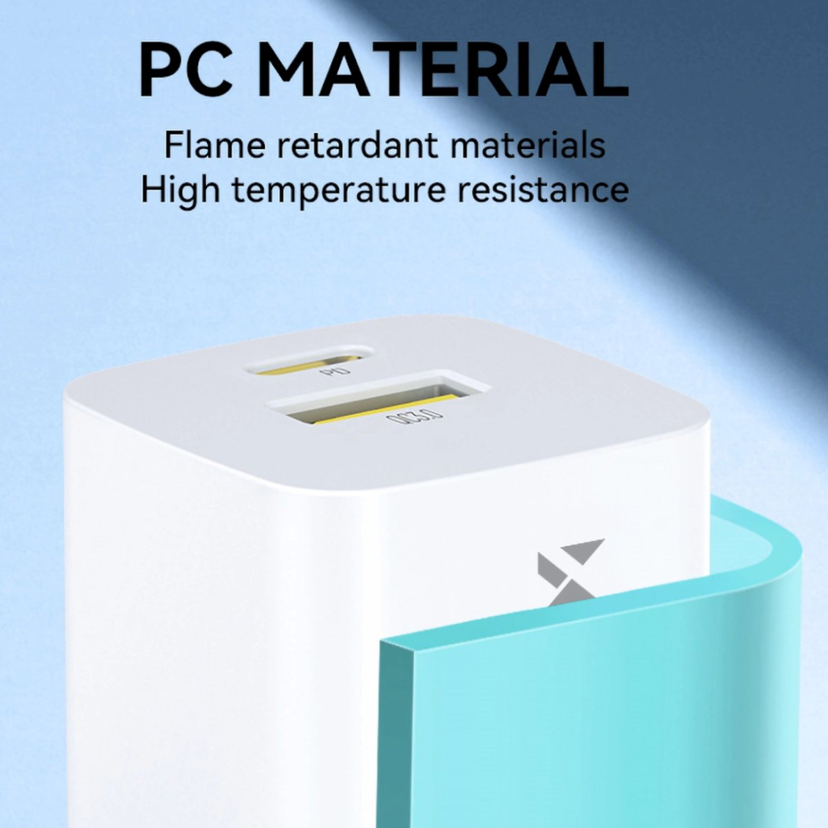 Wozinsky WWCEAC GaN USB-A USB-C 33W wall Įkroviklis - baltas 8 Wozinsky WWCEAC GaN USB-A USB-C 33W wall Įkroviklis - baltas 8