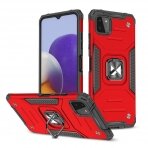 Dėklas su Žiedu Wozinsky Ring Armor Case Samsung Galaxy A22 4G Raudonas Dėklas su Žiedu Wozinsky Ring Armor Case Samsung Galaxy A22 4G Raudonas