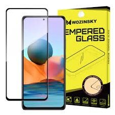 Ekrano Apsauginis Stiklas Su Rėmeliu (tinka su dėklu) Wozinsky 2x Tempered Glass Full Glue Super Tough Screen Protector Xiaomi Redmi Note 10 5G / Poco M3 Pro Juodas (Kopija)