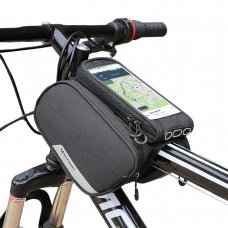 Wozinsky Bike Front Storage Bag Bicycle Frame Phone Case 6,5 Inch Max 1,5L Black (Wbb7Bk)