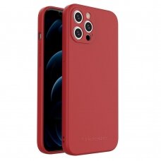 Dėklas Wozinsky Color Case silikonas iPhone 12 Pro Max Raudonas