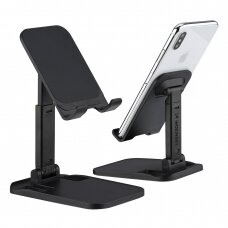 Wozinsky Desk Phone Stand Tablet Stand Foldable Black (WFDPS-B1)