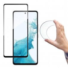 LCD apsauga Wozinsky Full Cover Flexi Nano Glass Film Samsung Galaxy A53 5G Juodais kraštais