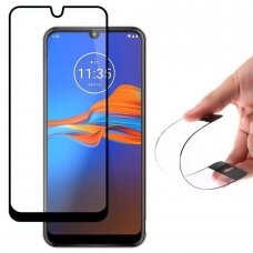 Ekrano Apsauginis Stiklas Su Rėmeliu Wozinsky Full Cover Flexi Nano Glass Motorola Moto G60S Juodas