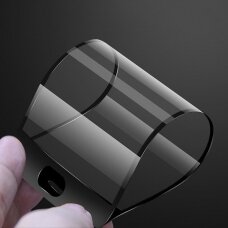 Wozinsky Full Cover Flexi Nano Glass Hybrid Screen Protector Samsung Galaxy S21+ 5G (S21 Plus 5G) juodais kraštais