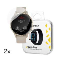 Wozinsky Full Glue grūdintas stiklas Garmin Venu 3S 41 mm (2 vnt.)