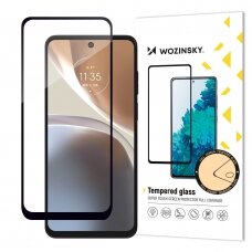 Ekrano apsauga Wozinsky Full Glue Tempered Glass Motorola Moto G32 9H Juodais kraštais (tinka su dėklu)