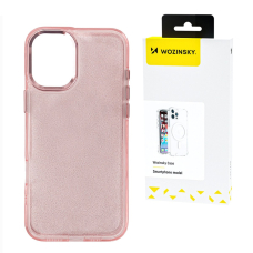 Wozinsky Glitter dėklas Samsung Galaxy S25 Ultra – rožinis su blizgučiais