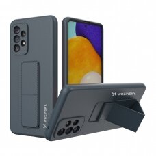 Dėklas Wozinsky Kickstand Flexible Samsung Galaxy A73 Tamsiai mėlynas