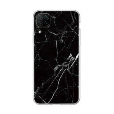 Dėklas Wozinsky Marble Samsung Galaxy A12 Juodas