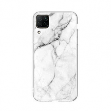 Dėklas Wozinsky Marble Samsung Galaxy A12 Baltas