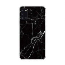Dėklas Wozinsky Marble TPU Samsung Galaxy A03s juodas