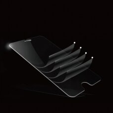 Apsauginis lankstus stiklas Wozinsky Nano Flexi Glass Hybrid Screen Protector for iPhone 13 mini skaidrus