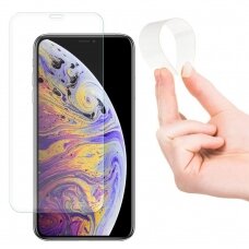 Wozinsky Nano Flexi Glass iPhone 13 Pro / iPhone 13 lankstus apsauginis stiklas skaidrus