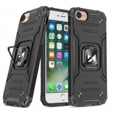 Dėklas Wozinsky Ring Armor Case iPhone SE 2020 / iPhone 8 / iPhone 7 Juodas