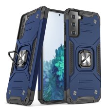 Akcija! Dėklas Wozinsky Ring Armor Kickstand Samsung Galaxy S21+ 5G (S21 Plus 5G) blue Akcija! Dėklas Wozinsky Ring Armor Kickstand Samsung Galaxy S21+ 5G (S21 Plus 5G) blue