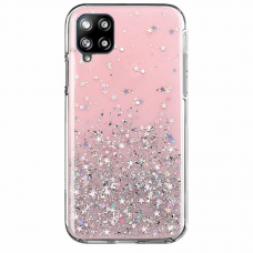 Dėklas Wozinsky Star Glitter Samsung Galaxy A22 4G rožinis