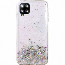 Dėklas Wozinsky Star Glitter Samsung Galaxy A22 4G permatomas