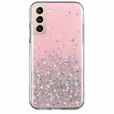 Dėklas Wozinsky Star Glitter Shining Samsung Galaxy S21+ 5G (S21 Plus 5G) Rožinis