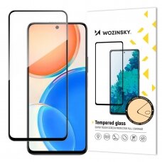 Ekrano apsauga Wozinsky Full Glue Tempered Glass Honor X8 Juodais kraštais (tinka su dėklu)