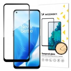 Wozinsky Super Tough Full Glue Tempered Glass Full Screen With Frame Case Friendly OnePlus Nord N200 5G Black