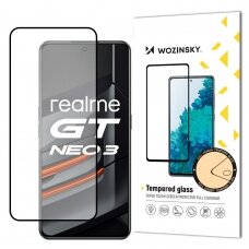 Ekrano apsauga Wozinsky Super Tough Full Glue Realme GT Neo 3 Juoda (tinka su dėklu)