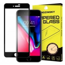 Apsauginis Stiklas Visam Ekranui "Wozinsky Full Glue Super Tough" Iphone 7/8/SE2020/SE2022 Juodais Kraštais