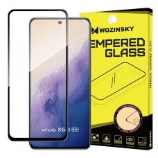 Ekrano apsauga Wozinsky Tempered Glass Vivo X60 Juoda (tinka su dėklu)