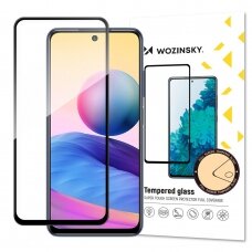 Stiklas Wozinsky Tempered Glass Full Glue Super Tough Screen Protector Full Xiaomi Redmi Note 10 5G / Poco M3 Pro Juodas