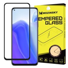 Akcija! Stiklas Wozinsky Tempered Glass Full Glue Super Tough Xiaomi Redmi Note 9T 5G / Redmi Note 9 5G Juodais kraštais