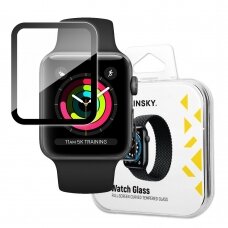 Ekrano apsauga Wozinsky Watch Glass Apple Watch 3 38mm / Watch 2 38mm / Watch 1 38mm Juoda