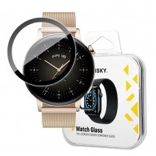 Ekrano apsauga Wozinsky Watch Hybrid Huawei Watch GT 3 46 mm Juodais kraštais