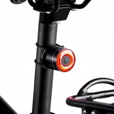 Wozinsky WRBLB3 USB-C LED rear bicycle light red light STOP sensor - Juodas