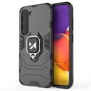 Dėklas Wozinsky Ring Armor Samsung Galaxy S23 Plus Juodas Dėklas Wozinsky Ring Armor Samsung Galaxy S23 Plus Juodas
