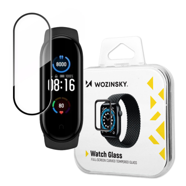 Ekrano apsauga Wozinsky Watch Glass Xiaomi Mi Band 6/5 Juoda Ekrano apsauga Wozinsky Watch Glass Xiaomi Mi Band 6/5 Juoda