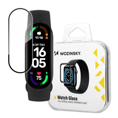 Ekrano apsauga Wozinsky Watch Glass Xiaomi Mi Band 6/5 Juoda Ekrano apsauga Wozinsky Watch Glass Xiaomi Mi Band 6/5 Juoda