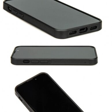 Dėklas iš Medžio ir Resino skirta iPhone 13 Mini Bewood Unique Turquoise - Turquoise Juodas 2