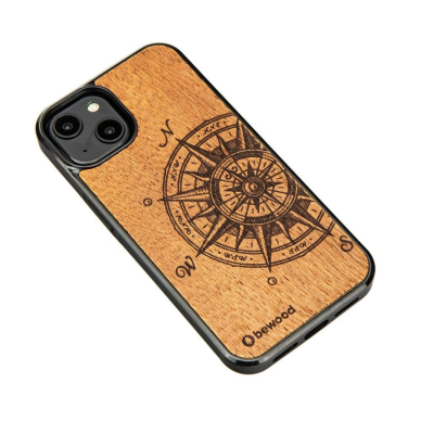 Dėklas Bewood Traveler Merbau iPhone 14 Medinis 1