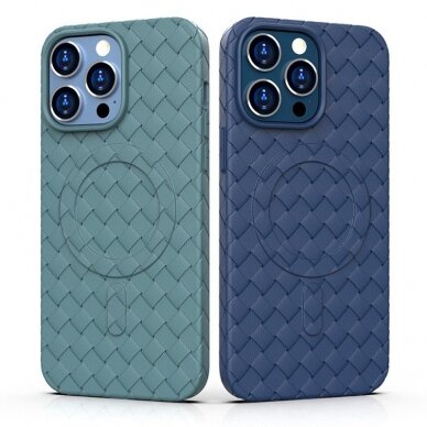 Dėklas Woven iPhone 13 Pro - Purpurinis 3 Dėklas Woven iPhone 13 Pro - Purpurinis 3
