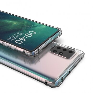 Dėklas Wozinsky Anti Shock durable case with Military Grade Protection Samsung Galaxy A72 4G skaidrus 5