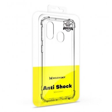 Wozinsky Anti Shock Durable Case With Military Grade Protection For Samsung Galaxy M51 Transparent 4