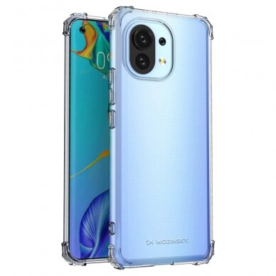 Dėklas Wozinsky Anti Shock Xiaomi Mi 11 Permatomas UGLX912 10 Dėklas Wozinsky Anti Shock Xiaomi Mi 11 Permatomas UGLX912 10