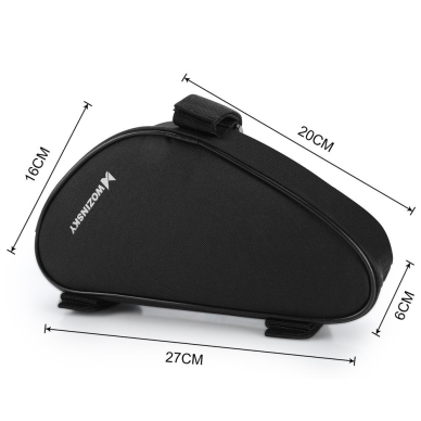 Wozinsky bicycle bag for the bicycle frame 1.5 L black (WBB11BK) UGLX912 2 Wozinsky bicycle bag for the bicycle frame 1.5 L black (WBB11BK) UGLX912 2