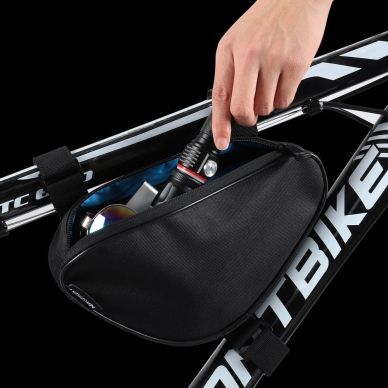 Wozinsky bicycle bag for the bicycle frame 1.5 L black (WBB11BK) UGLX912 5 Wozinsky bicycle bag for the bicycle frame 1.5 L black (WBB11BK) UGLX912 5
