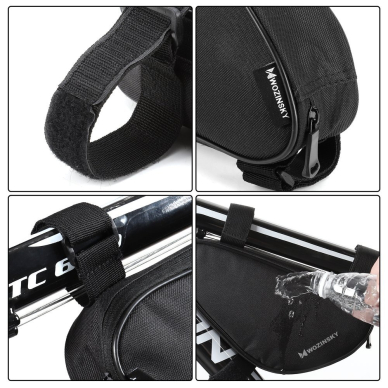 Wozinsky bicycle bag for the bicycle frame 1.5 L black (WBB11BK) UGLX912 6 Wozinsky bicycle bag for the bicycle frame 1.5 L black (WBB11BK) UGLX912 6