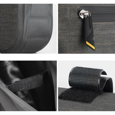 Krepšys Dviračiui montuojamas ant rėmo Wozinsky bicycle bag for the bicycle frame 8L Pilkas (WBB15BK) 2 Krepšys Dviračiui montuojamas ant rėmo Wozinsky bicycle bag for the bicycle frame 8L Pilkas (WBB15BK) 2